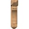 Ekena Millwork Merced Arts and Crafts Smooth Bracket w/ Offset Brace, Western Red Cedar, 7 1/2"W x 24"D x 32"H BKT0806X24X32MRC03SWR - alternate 2